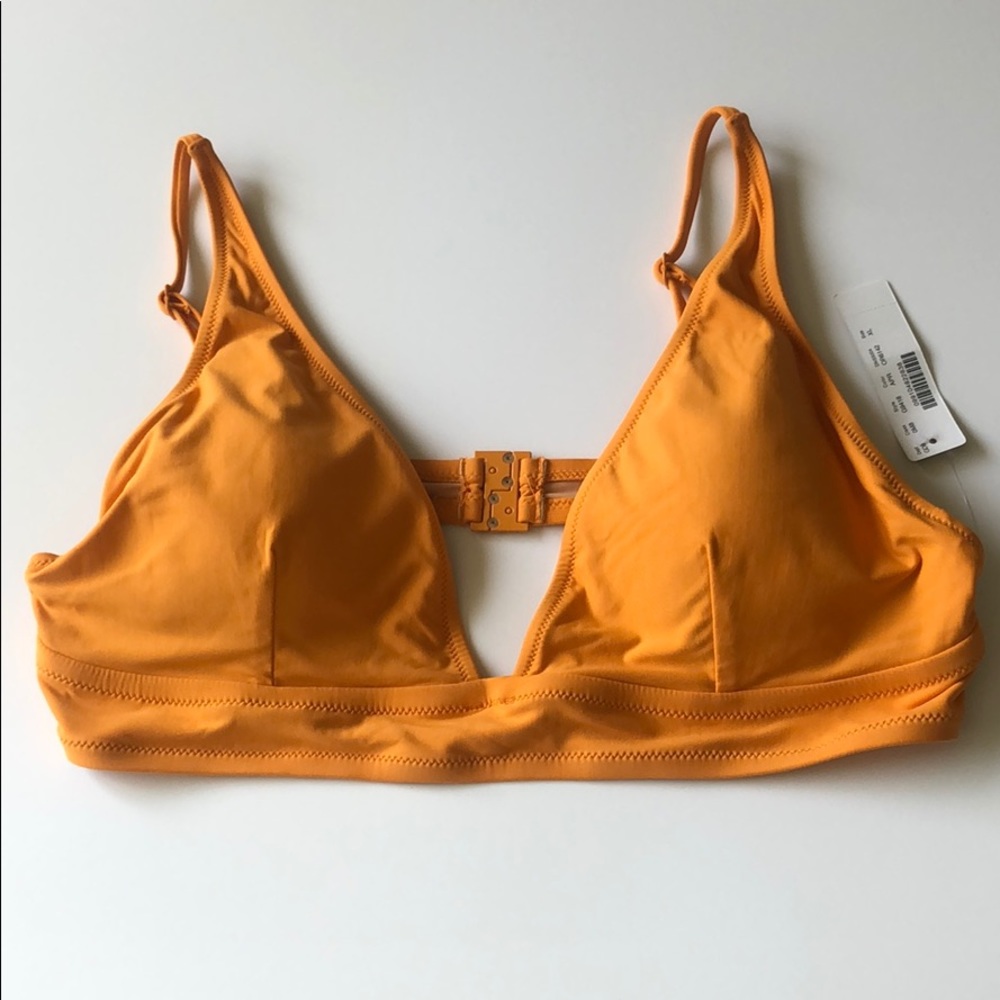 NWT J.Crew Apricot Bikini Bathing Suit Top XL